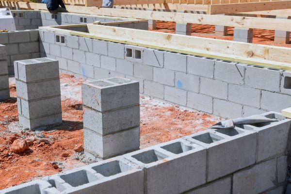 Cement Block Installation in Berkeley