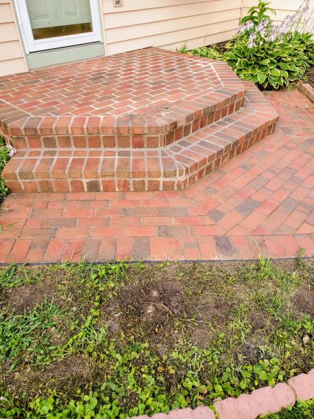 Brick Stoop Repair in Berkeley